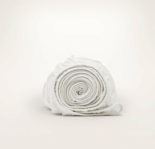 Signature Vintage Washed Fitted Sheet Vintage White