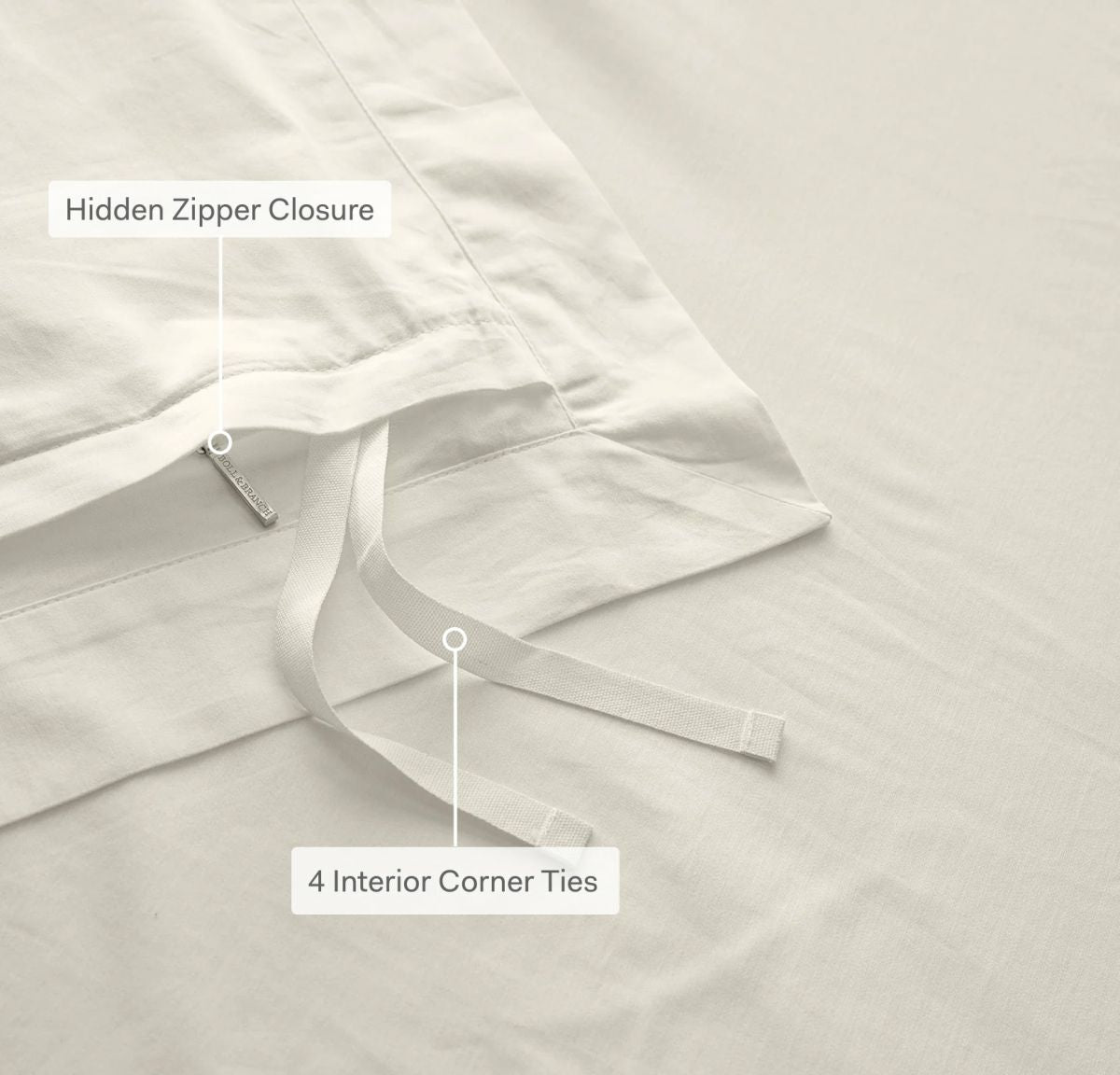 Signature Hemmed Duvet Set Bay Garden