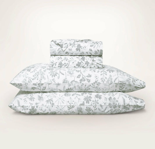 Signature Hemmed Sheet Set Shore Botanical