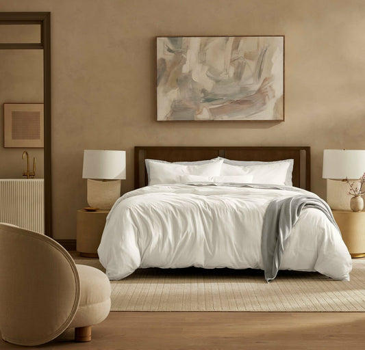 Signature Vintage Washed Duvet Set Vintage White