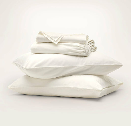 Signature Vintage Washed Sheet Set Vintage Cream