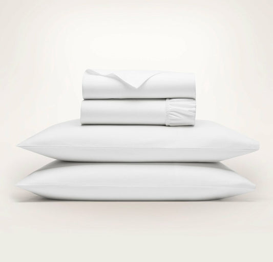 Flannel Sheet Set White
