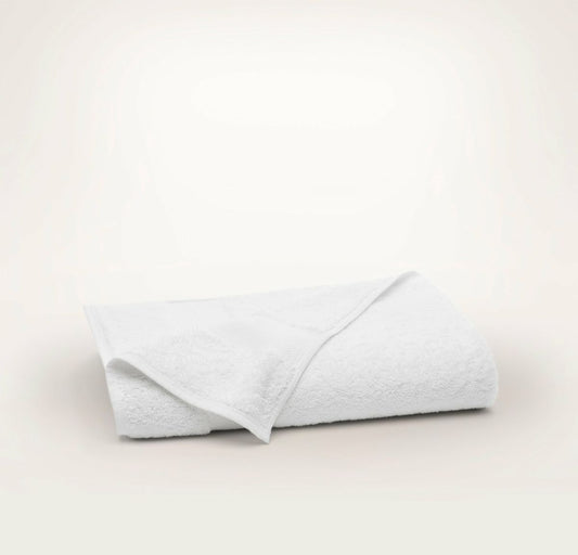 Plush Bath Towel White