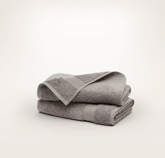Plush Hand Towels (Pair) Stone