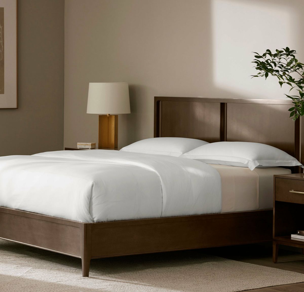 Wood Frame Bed