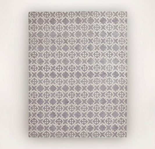 Cotton Tile Rug Oatmeal